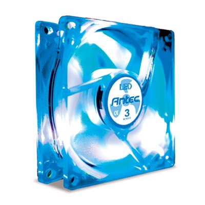 Ventilateur 80 mm Antec Tricool Fan avec Led Bleue