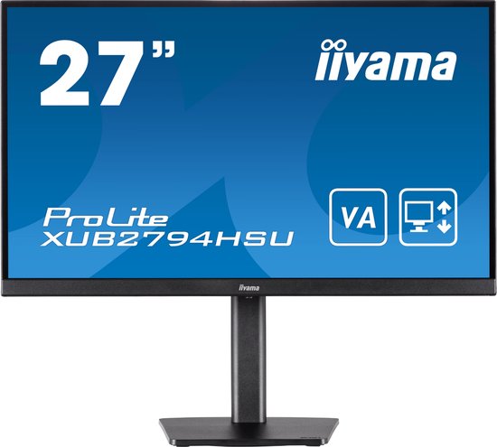 27 p IiYama XUB2794HSU-B1 LED FHD HDMI DP 4ms VA HUB Pivot HP