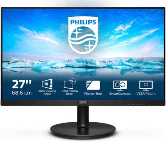 27 p Philips 271V8LA 20M:1 1920x1080 FHD 4ms VGA HDMI MVA