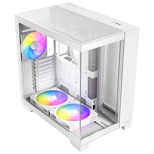 Antec C8 ARGB Gaming Blanc Window TG sans alimentation