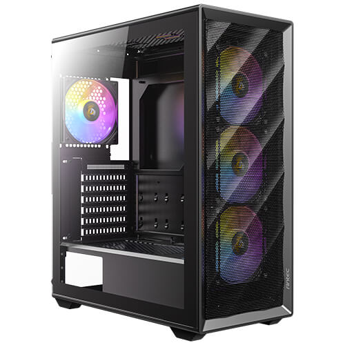 Antec AX85 Gaming Noir Window TG ARGB sans alimentation