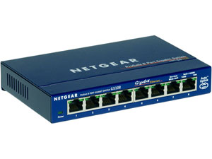 Netgear Switch 10/100/1000 ProSafe GS108GE 8 ports