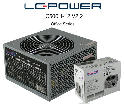 500 Watts LC Power Atx Ventilateur 120 mm