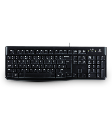 Logitech Deluxe Keyboard K120 USB Noir